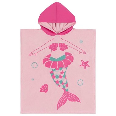 Accappatoio Poncho Kids, Sirena