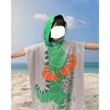 Accappatoio Poncho Kids, Alligatore