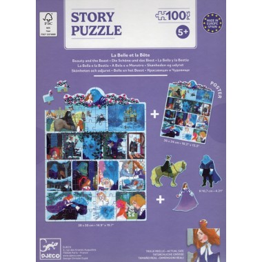Story puzzle La bella e la bestia