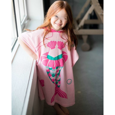 Accappatoio Poncho Kids, Sirena